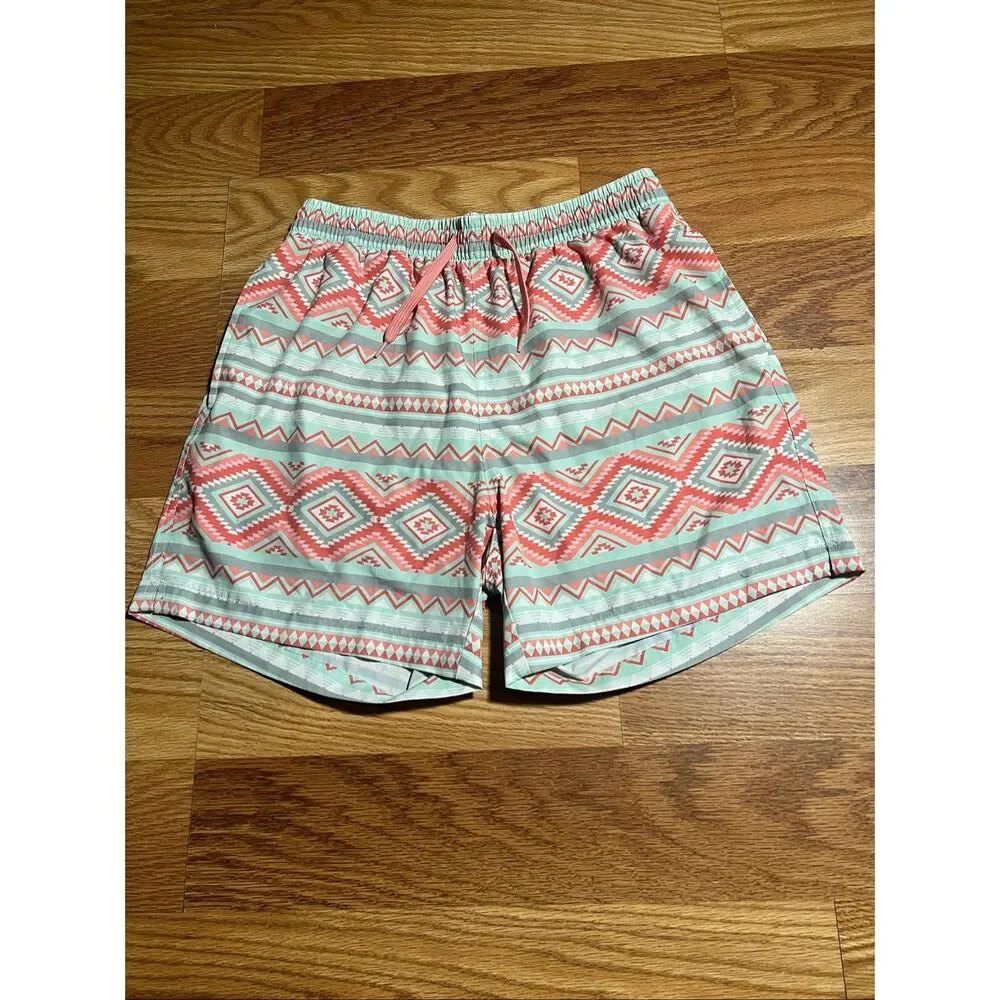 Burlebo Mens Aztec Swim Trunks Shorts Small